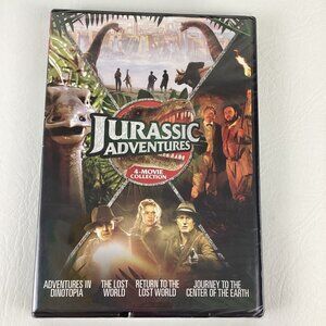 Jurassic Adventures 4 Movie Collection DVD Dinotopia Lost World Center Earth New